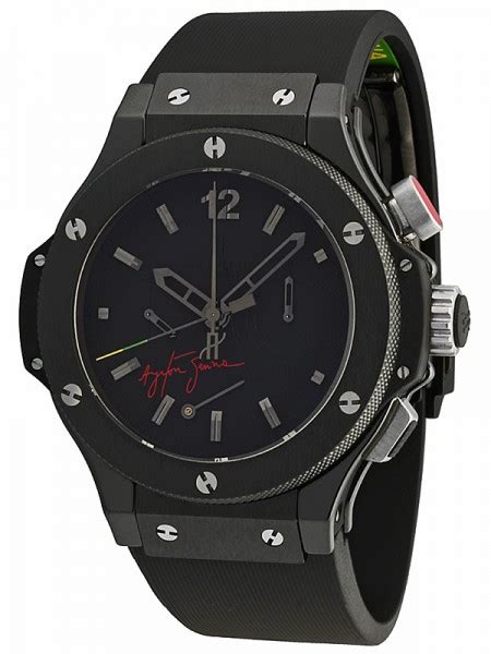 hublot ayrton senna big bang black green|Hublot Big Bang 44 mm Ayrton Senna Limited Edition (500p).